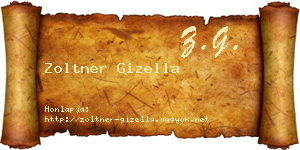 Zoltner Gizella névjegykártya